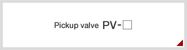 Pickup valve PV-□