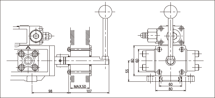 パネルセット MRV、MRVPC-04・20用　図面