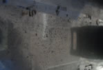 【写真】100万回後の粉塵量｜丸型ケーブル＋ケーブルガイド